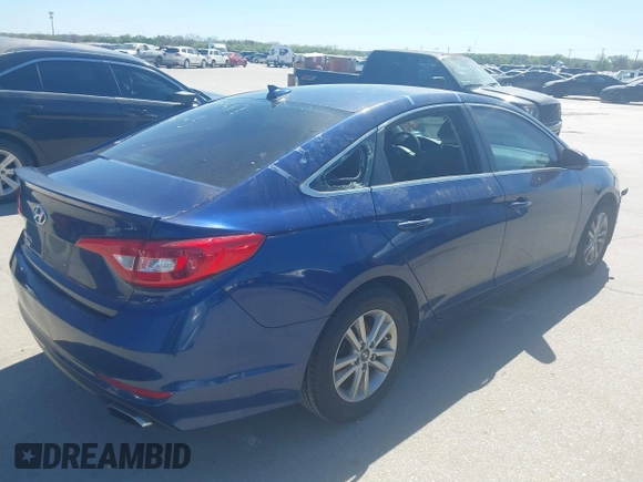 2017 Hyundai Sonata 2.4L with VIN 5NPE24AF7HH493040, listed as a IAAI auction lot 41831646 with 142,523 mi miles and . Bid and sale history available at carsss.com. Image 4.