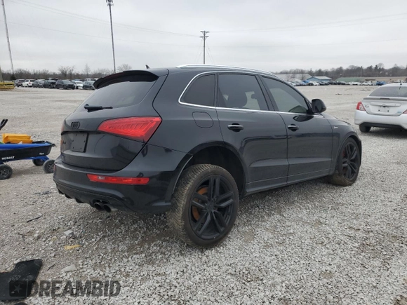 2017 Audi SQ5 Premium Plus with VIN WA1CCAFPXHA005026, listed as a Copart auction lot 43658455 with 83,642 mi miles and Salvage Title. Bid and sale history available at DreamBid. Image 3.
