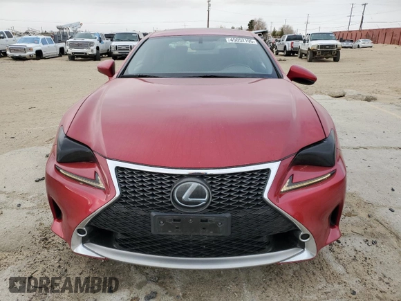 2017 Lexus RC 350 with VIN JTHHE5BCXH5017331, listed as a Copart auction lot 45052195 with 112,648 mi miles and Salvage title. Bid and sale history available at DreamBid. Image 5.