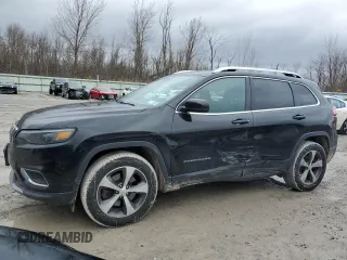 2019 Jeep Cherokee Limited with VIN 1C4PJMDX7KD268890, listed as a Copart auction lot 48292965 with 106,480 mi miles and Salvage Title. Bid and sale history available at carsss.com. Image 1.