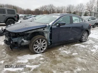 2021 Mazda 3 Select with VIN 3MZBPBBL1MM251715, listed as a Copart auction lot 46135775 with 37,917 mi miles and Salvage Title. Bid and sale history available at carsss.com. Image 1.