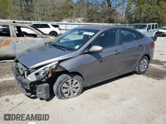 2017 Hyundai Accent SE with VIN KMHCT4AE8HU392649, listed as a Copart auction lot 49214025 with 165,412 mi miles and Salvage Title. Bid and sale history available at DreamBid. Image 1.