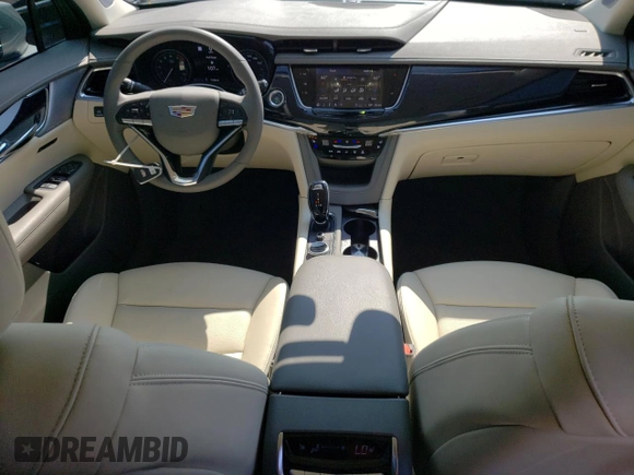 2024 Cadillac XT6 FWD Premium Luxury with VIN 1GYKPCRS7RZ736818, listed as a Copart auction lot 67768804 with 7,145 mi miles and Salvage Title. Bid and sale history available at carsss.com. Image 8.
