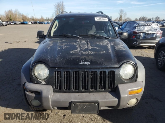 2003 Jeep Liberty Sport with VIN 1J4GK48KX3W658457, listed as a Copart auction lot 41863855 with 194,747 mi miles and Salvage Title. Bid and sale history available at DreamBid. Image 5.