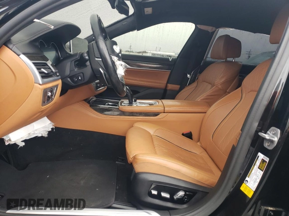 2018 BMW 7 Series 750i with VIN WBA7F0C54JGM22895, listed as a Copart auction lot 44083875 with 0 mi miles and Clean Title. Bid and sale history available at carsss.com. Image 7.