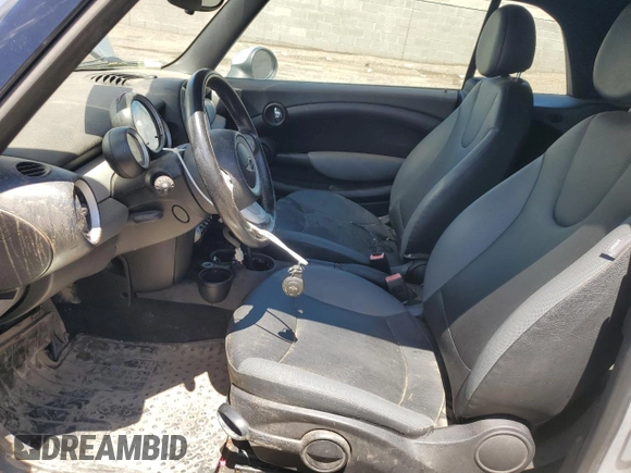 2010 MINI Convertible with VIN WMWMR3C5XATU98379, listed as a Copart auction lot 56360255 with 108,414 mi miles and Clean Title. Bid and sale history available at DreamBid. Image 7.