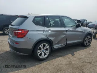 2014 BMW X3 xDrive35i z VIN 5UXWX7C58E0E77502, wystawiony jako Copart lot #59159245 z przebiegiem 131 425 mil mil oraz Szkoda całkowita • Salvage title. Historia ofert i sprzedaży dostępna na DreamBid. Obrazek 3.