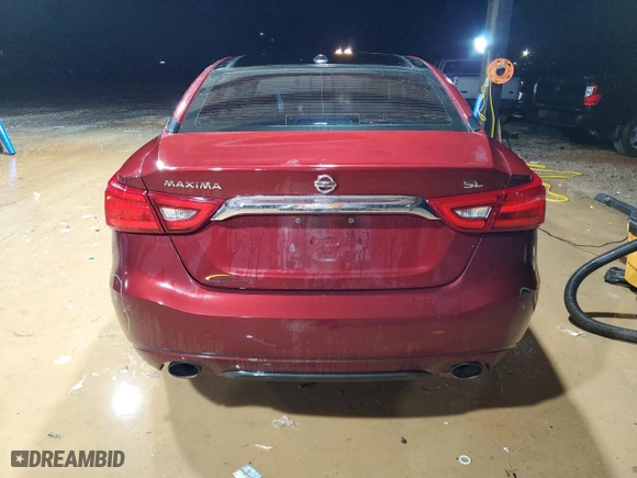 2017 Nissan Maxima SV with VIN 1N4AA6AP7HC454469, listed as a Copart auction lot 45038905 with 130,527 mi miles and Salvage Title. Bid and sale history available at carsss.com. Image 6.