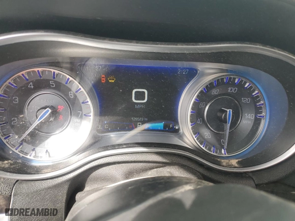 2017 Chrysler 300 with VIN 2C3CCAEG1HH645915, listed as a Copart auction lot 48485575 with 129,523 mi miles and Salvage Title. Bid and sale history available at carsss.com. Image 9.