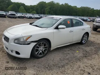 2010 Nissan Maxima SV z VIN 1N4AA5AP3AC850012, wystawiony jako Copart lot #54798615 z przebiegiem 207 774 mil mil oraz Szkoda całkowita • Salvage title. Historia ofert i sprzedaży dostępna na DreamBid. Obrazek 1.