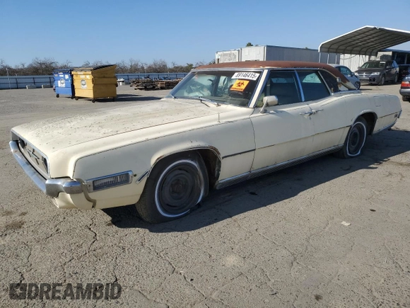 1969 Ford Thunderbird with VIN 9Y87N133677, listed as a Copart auction lot 89146415 with 83,190 mi miles and Clean Title. Bid and sale history available at DreamBid. Image 1.