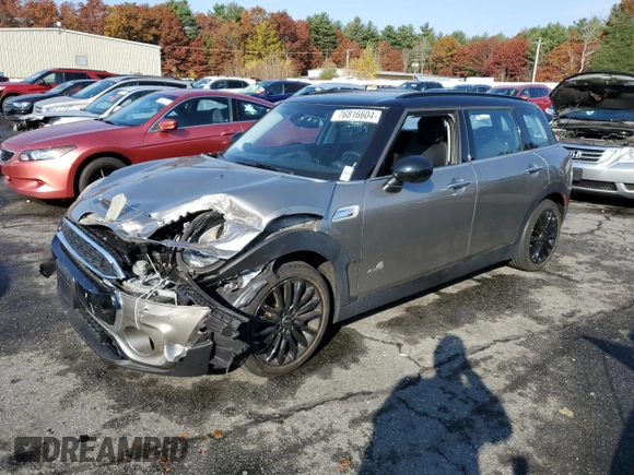 2017 MINI Clubman Cooper S with VIN WMWLU5C37H2E84320, listed as a Copart auction lot 76816604 with 40,978 mi miles and Salvage Title. Bid and sale history available at carsss.com. Image 1.