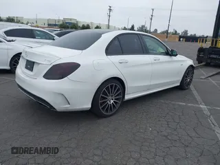 2018 Mercedes-Benz C 43 AMG with VIN 55SWF6EB5JU254522, listed as a IAAI auction lot 41669141 with 38,724 mi miles and . Bid and sale history available at carsss.com. Image 4.