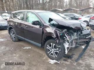 2018 Toyota RAV4 LE with VIN 2T3BFREV1JW759947, listed as a IAAI auction lot 41349336 with 54,439 mi miles. Bid and sale history available at carsss.com. Image 1.