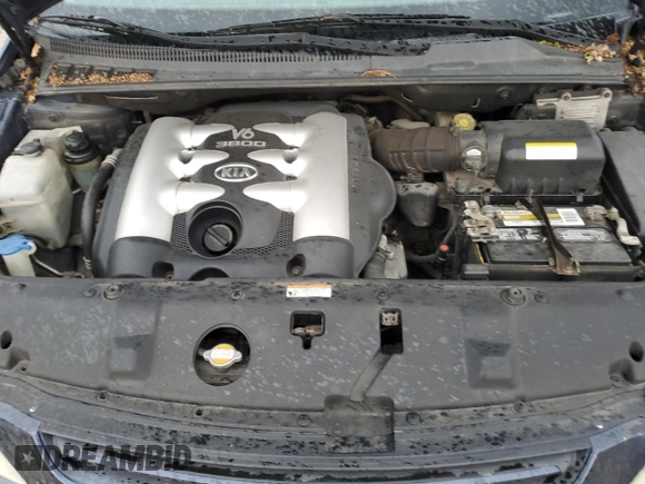 2006 Kia Sedona LX with VIN KNDMB233166078998, listed as a Copart auction lot 53814545 with 156,112 mi miles and Salvage Title. Bid and sale history available at carsss.com. Image 12.