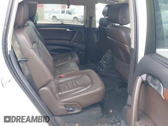 2013 Audi Q7 Premium Plus z VIN WA1LGAFE7DD005481, wystawiony jako IAAI lot #42411987 z przebiegiem Nie podano mil oraz . Historia ofert i sprzedaży dostępna na DreamBid. Obrazek 8.