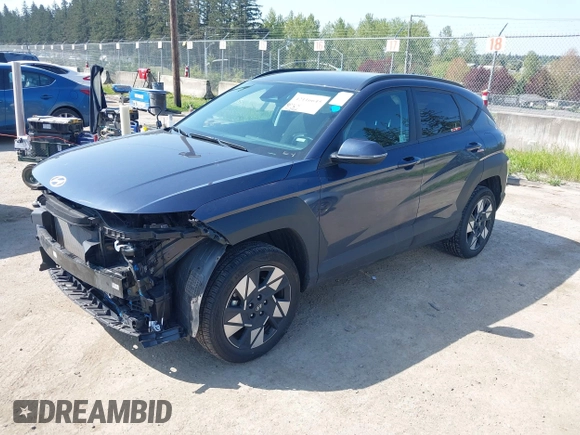 2024 Hyundai Kona SEL with VIN KM8HBCAB2RU133634, listed as a IAAI auction lot 42116645 with 14,248 mi miles. Bid and sale history available at carsss.com. Image 18.