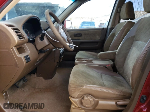 2002 Honda CR-V EX with VIN JHLRD78872C082442, listed as a Copart auction lot 42456945 with 154,848 mi miles and Salvage Title. Bid and sale history available at DreamBid. Image 7.