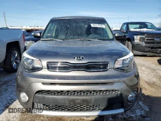 2018 Kia Soul + with VIN KNDJP3A52J7574653, listed as a Copart auction lot 46314535 with 52,343 mi miles and Salvage Title. Bid and sale history available at carsss.com. Image 5.