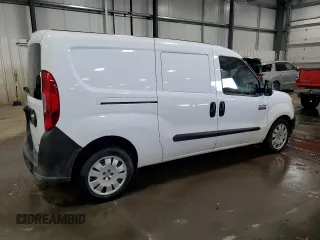 2015 Ram ProMaster City Cargo Tradesman with VIN ZFBERFAT8F6951207, listed as a Copart auction lot 86080014 with 197,299 mi miles and Salvage Title. Bid and sale history available at carsss.com. Image 3.