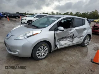 2015 Nissan LEAF SV with VIN 1N4AZ0CP7FC311103, listed as a Copart auction lot 73679083 with 37,685 mi miles. Bid and sale history available at carsss.com. Image 1.