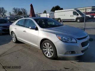 2015 Chevrolet Malibu LTZ with VIN 1G11F5SL4FF170349, listed as a Copart auction lot 42461475 with 54,468 mi miles and Salvage Title. Bid and sale history available at carsss.com. Image 4.