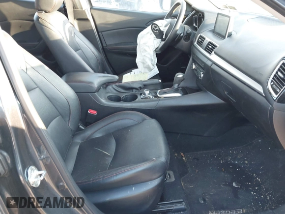 2015 Mazda 3 S Grand Touring with VIN JM1BM1M30F1223780, listed as a IAAI auction lot 41400820 with 67,776 mi miles and . Bid and sale history available at DreamBid. Image 5.