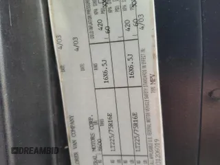 2003 GMC Savana z VIN 1GDGG29U031206019, wystawiony jako Copart lot #48920054 z przebiegiem Nie podano mil oraz Szkoda całkowita • Salvage title. Historia ofert i sprzedaży dostępna na DreamBid. Obrazek 13.