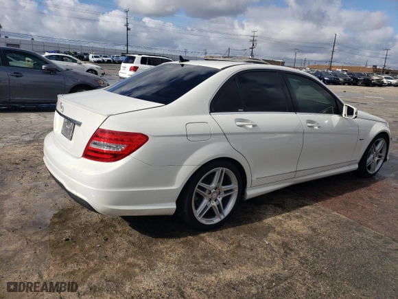 2012 Mercedes-Benz C-Class C 250 Sport with VIN WDDGF4HB0CA613024, listed as a Copart auction lot 45457015 with 152,187 mi miles and Clean Title. Bid and sale history available at carsss.com. Image 3.
