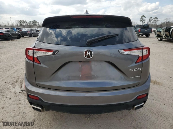 2024 Acura RDX with VIN 5J8TC2H31RL004537, listed as a Copart auction lot 44390745 with 11,281 mi miles and Salvage Title. Bid and sale history available at carsss.com. Image 6.