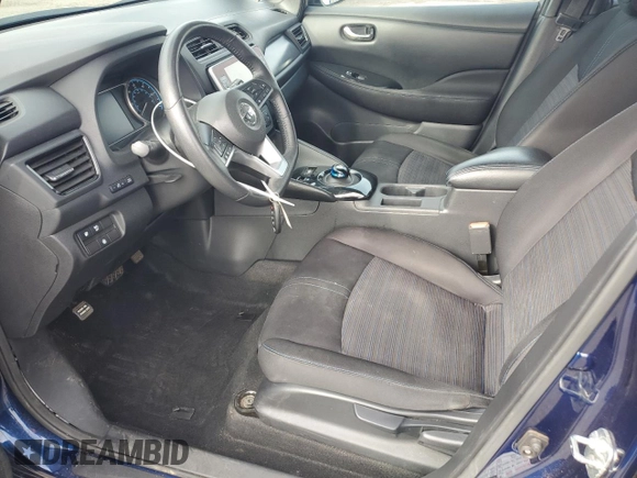 2020 Nissan LEAF SV Plus with VIN 1N4BZ1CP9LC306331, listed as a Copart auction lot 48376045 with 40,984 mi miles and Salvage Title. Bid and sale history available at DreamBid. Image 7.
