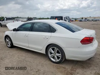 2014 Volkswagen Passat SE with VIN 1VWBS7A38EC050426, listed as a Copart auction lot 64383315 with 114,751 mi miles and Salvage title. Bid and sale history available at DreamBid. Image 2.