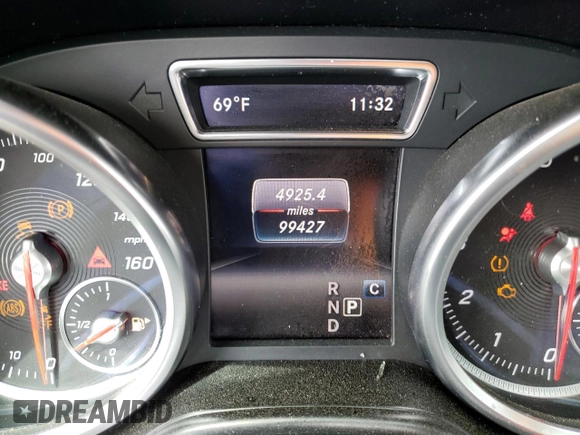 2017 Mercedes-Benz GLS with VIN 4JGDF6EE1HA859753, listed as a Copart auction lot 55002523 with 99,427 mi miles. Bid and sale history available at carsss.com. Image 9.