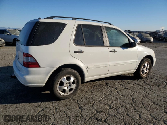 2003 Mercedes-Benz M-Class 3.7L with VIN 4JGAB57E53A408520, listed as a Copart auction lot 77715394 with 260,467 mi miles and Clean Title. Bid and sale history available at carsss.com. Image 3.