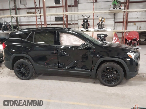 2019 GMC Terrain SLE with VIN 3GKALTEV3KL301938, listed as a IAAI auction lot 41889665 with 77,191 mi miles. Bid and sale history available at carsss.com. Image 14.