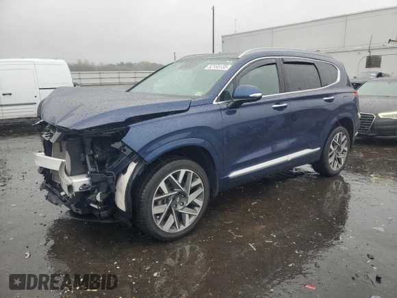 2023 Hyundai Santa Fe Calligraphy with VIN 5NMS5DAL3PH550491, listed as a Copart auction lot 52155135 with 22,442 mi miles and Salvage Title. Bid and sale history available at carsss.com. Image 1.