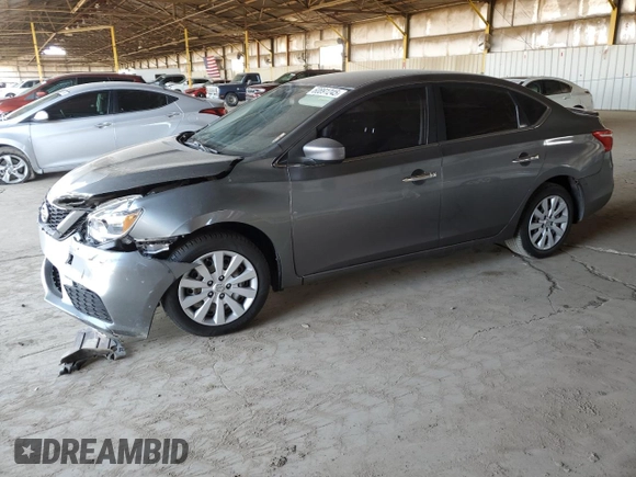 2017 Nissan Sentra S with VIN 3N1AB7AP1HY243792, listed as a Copart auction lot 60891245 with 86,030 mi miles and Salvage title. Bid and sale history available at DreamBid. Image 1.