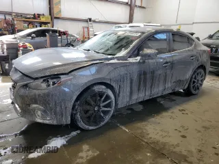 2015 Mazda 3 S Grand Touring with VIN JM1BM1W32F1242067, listed as a Copart auction lot 45106154 with 147,435 mi miles and Salvage Title. Bid and sale history available at DreamBid. Image 1.