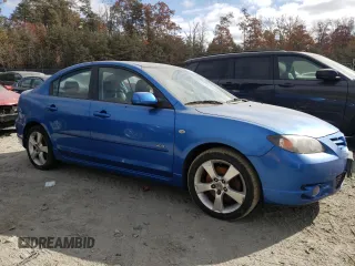2006 Mazda 3 s with VIN JM1BK324161509246, listed as a Copart auction lot 79171734 with 75,595 mi miles and Salvage Title. Bid and sale history available at DreamBid. Image 4.