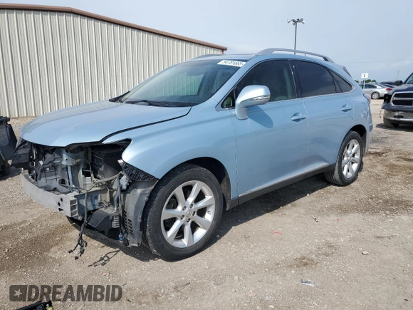 2011 Lexus RX 350 with VIN 2T2ZK1BAXBC046419, listed as a Copart auction lot 54781665 with 118,317 mi miles and Salvage Title. Bid and sale history available at DreamBid. Image 1.
