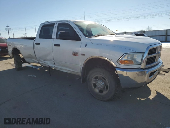 2012 Ram 2500 ST with VIN 3C6TD5HT2CG166573, listed as a Copart auction lot 44627925 with 178,427 mi miles and Salvage Title. Bid and sale history available at carsss.com. Image 4.