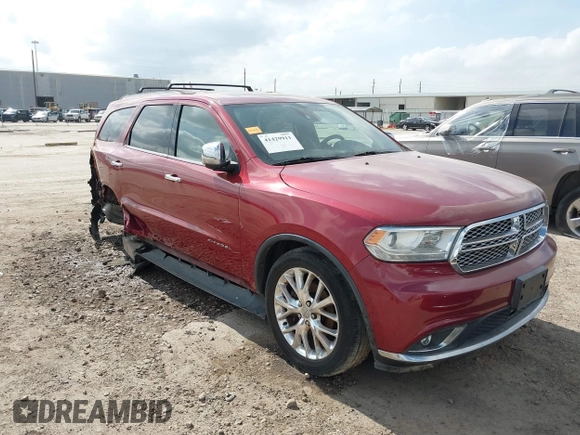 2014 Dodge Durango Citadel with VIN 1C4RDHEG8EC537172, listed as a IAAI auction lot 41429911 with 219,632 mi miles and . Bid and sale history available at DreamBid. Image 1.