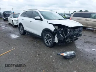 2019 Kia Sorento EX with VIN 5XYPH4A57KG502493, listed as a IAAI auction lot 39544492 with 120,005 mi miles and . Bid and sale history available at DreamBid. Image 1.