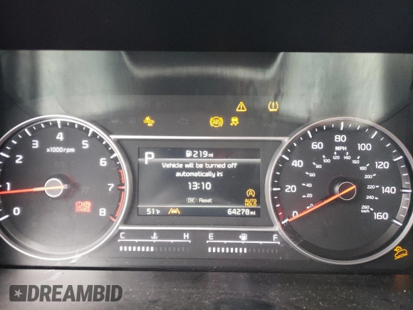 2022 Kia Sorento SX with VIN 5XYRKDLF9NG081798, listed as a Copart auction lot 47594945 with 64,278 mi miles and Salvage Title. Bid and sale history available at carsss.com. Image 9.
