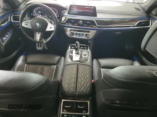 2021 BMW 7 Series 750i xDrive with VIN WBA7U2C0XMCF73616, listed as a Copart auction lot 62939935 with 57,052 mi miles and Salvage title. Bid and sale history available at DreamBid. Image 8.