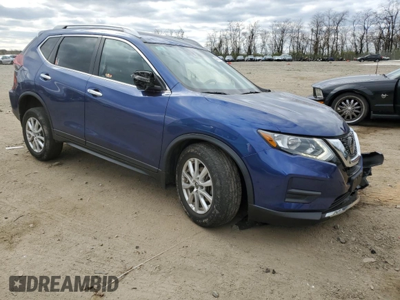 2020 Nissan Rogue S with VIN 5N1AT2MVXLC725150, listed as a Copart auction lot 47430394 with 41,336 mi miles and Salvage Title. Bid and sale history available at DreamBid. Image 4.