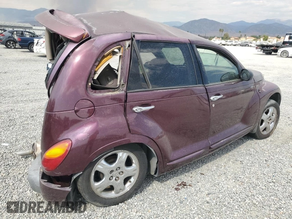 2002 Chrysler PT Cruiser with VIN 3C4FY48B22T283281, listed as a Copart auction lot 70606464 with 201,390 mi miles and Salvage Title. Bid and sale history available at carsss.com. Image 3.