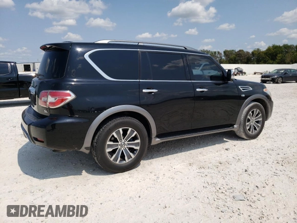 2017 Nissan Armada SV with VIN JN8AY2ND0H9001973, listed as a Copart auction lot 71734904 with 174,407 mi miles and Clean Title. Bid and sale history available at carsss.com. Image 3.