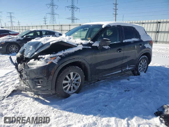 2016 Mazda CX-5 Touring with VIN JM3KE4CY7G0797190, listed as a Copart auction lot 45116385 with 0 mi miles and Salvage Title. Bid and sale history available at carsss.com. Image 1.