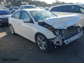 2011 Chevrolet Cruze LTZ with VIN 1G1PH5S94B7289256, listed as a IAAI auction lot 41442327 with 160,000 mi miles. Bid and sale history available at carsss.com. Image 1.